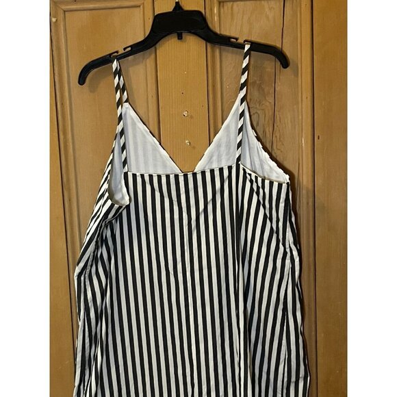 Everlane Womens Oreilles Striped 100% Cotton Shift Dress Size 14 White - Picture 9 of 11